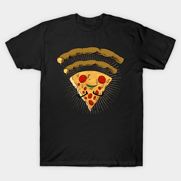 pizza signal T-Shirt by spoilerinc